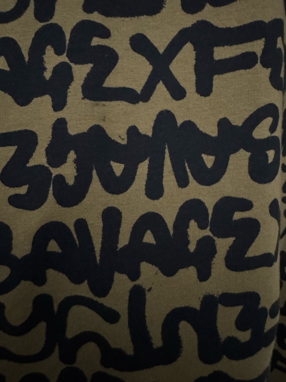 Savage X Fenty Forever Savage Hooded One Piece Olive Green Allover Logo Size XL - Picture 12 of 14